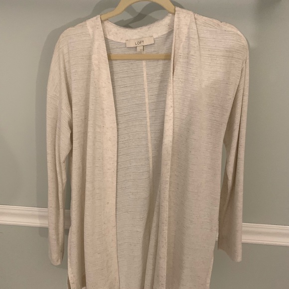 Light Tan Loft Cardigan 